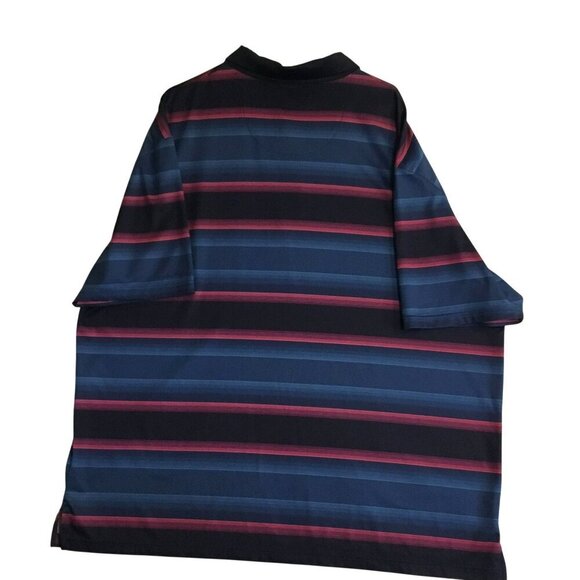 Ben Hogan Performance 3-Button Men's Golf Polo Sz XXXL Colorful Striped Lined - Picture 9 of 15
